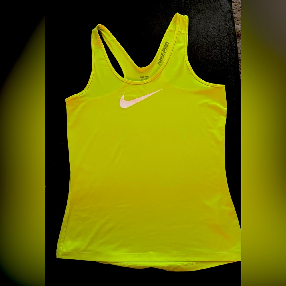 Nike Pro tank.   Vibrant color